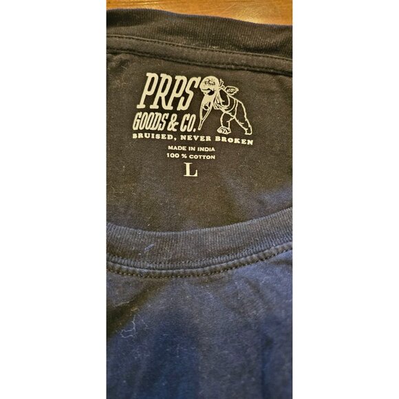 PRPS Goods & Co. Graphic Tee Mens Size Large Black - Picture 3 of 5